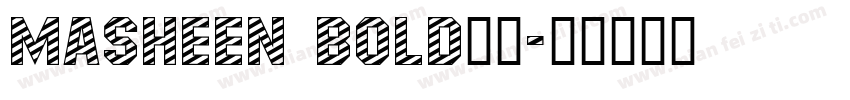 Masheen bold字体字体转换